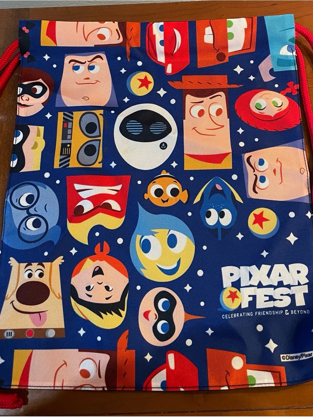 DISNEY FEST Drawstring Character Backpack